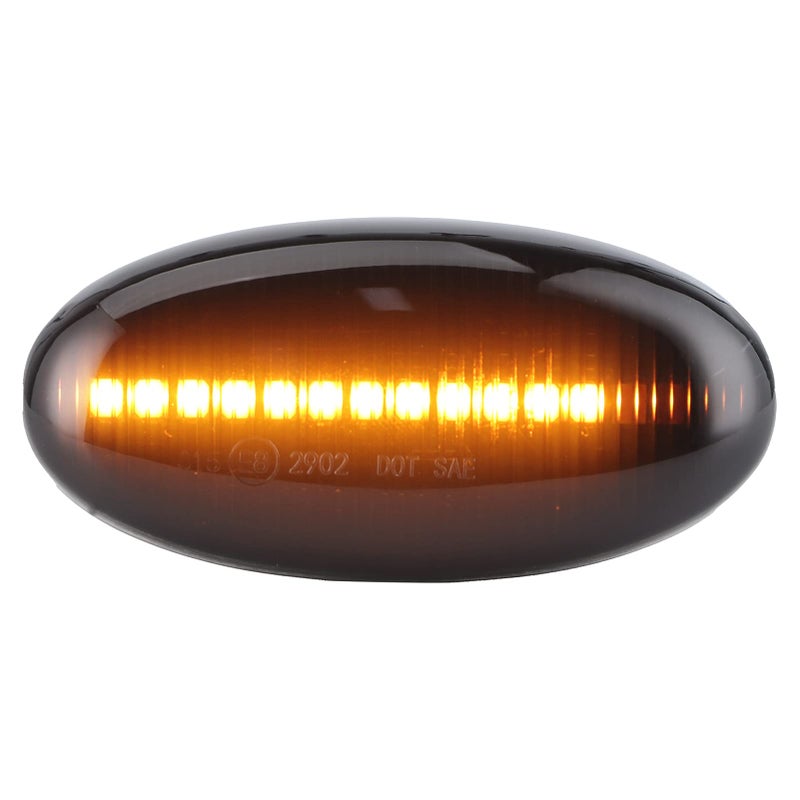 KIMISS KIMISS Side Marker Light-2 Pcs Side Marker Light,Smoke Color LED Side Marker Turn Indicator Lights Fit for Mazda 2 (Typ DY) - BJ 2003-2007/2 (Typ DE/DH) - BJ 2007-2014 Etc - Image 1