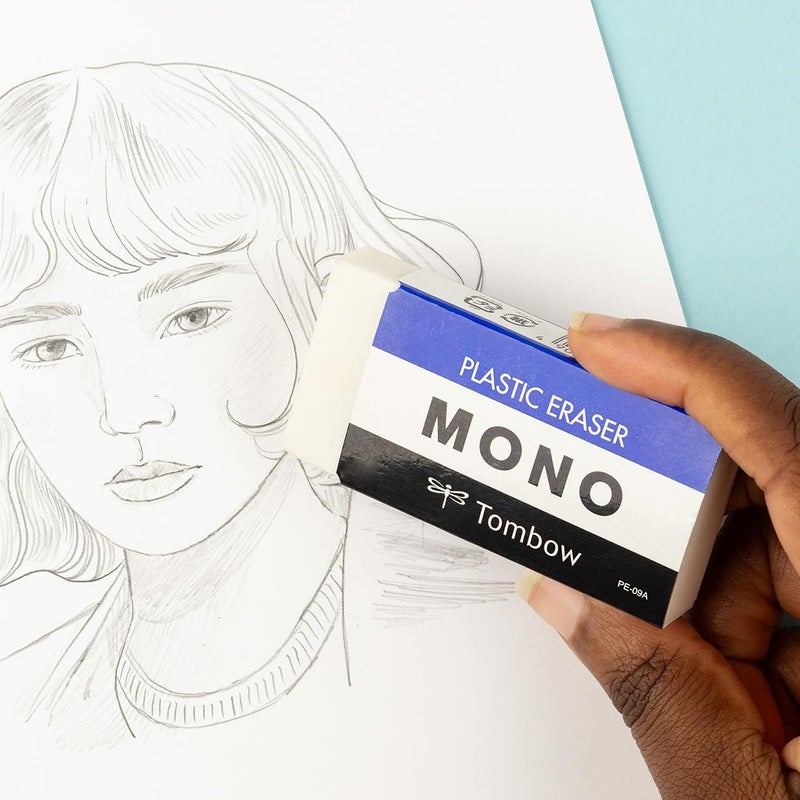 تومباو ممحاة Tombow Mono، بيضاء، حجم كبير - Image 3