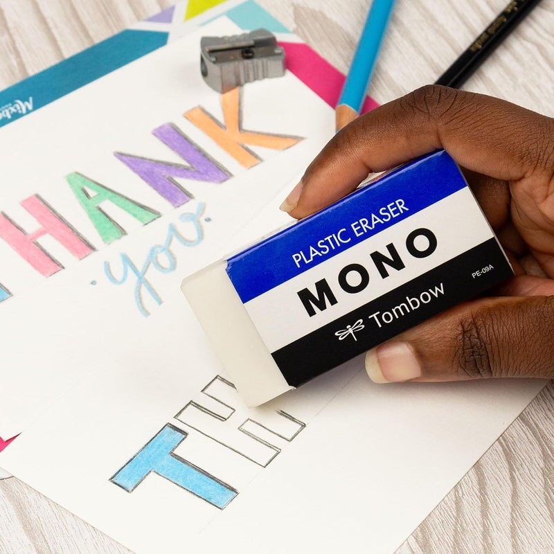 تومباو ممحاة Tombow Mono، بيضاء، حجم كبير - Image 4