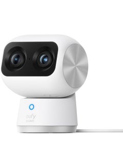 إيوفي 4K UHD مع تكبير 8× و360 درجة PTZ، الذكاء الاصطناعي البشري/الحيوانات الأليفة، مثالية لمراقبة الأطفال/كاميرا الحيوانات الأليفة/أمان المنزل، واي فاي 6 ثنائي النطاق، توصيلeufy Security Indoor Cam S350  - Image 1