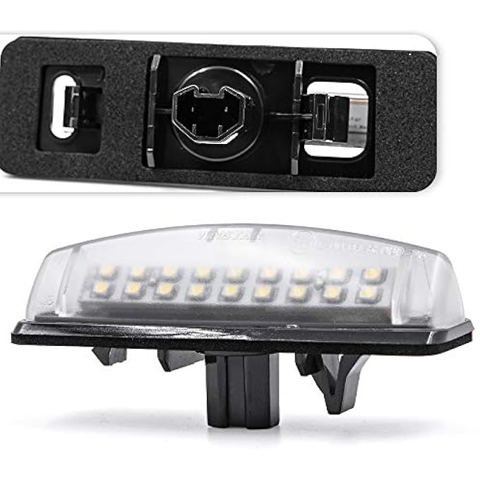 Mingrui test 2Pcs Full Led License Plate Light For Lexus Is300 Gs300 Gs400 Gs430 Es300 Es330 Rx330 Rx350 Toyota Prius Powered By 18Smd Xenon White Led ErrorFree - Image 5