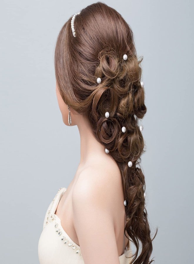 Chris.W 12Pcs Spiral Hair Pins Swirl Hair Twists Coils Hair Clip Accessories for Wedding, Prom, Party and Special Event(Pearl) - Image 3