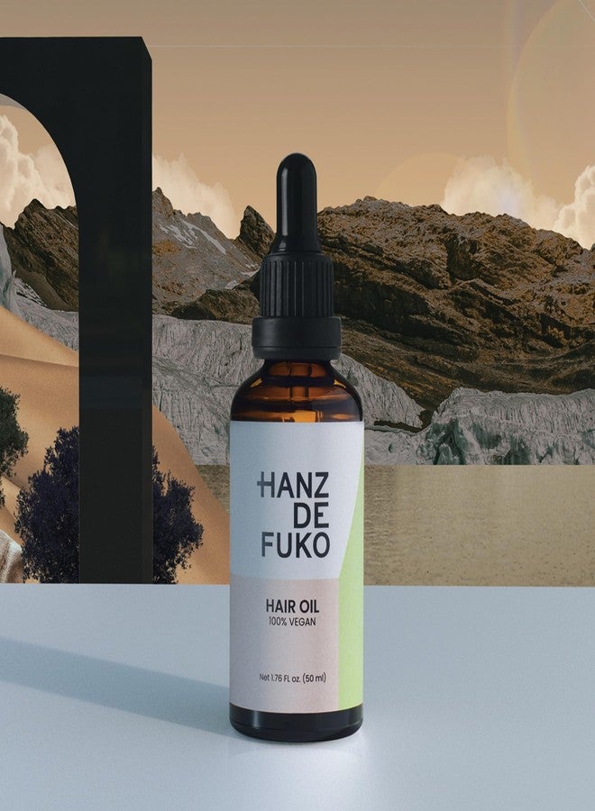 Hanz de Fuko Vegan Hair and Beard Oil - Supports Growth, Beard Health and Softer, Smoother Hair - Hydrating Formula with Argan & Jojoba Oil, Vitamin E and Grape Seed Extract -1.76 oz., Travel Size - Image 5