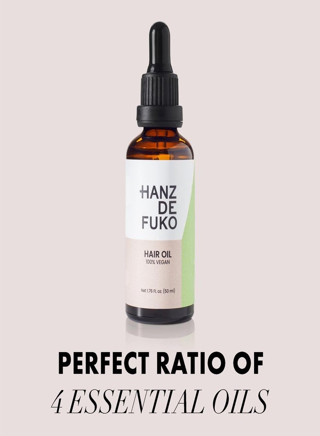 Hanz de Fuko Vegan Hair and Beard Oil - Supports Growth, Beard Health and Softer, Smoother Hair - Hydrating Formula with Argan & Jojoba Oil, Vitamin E and Grape Seed Extract -1.76 oz., Travel Size - Image 3