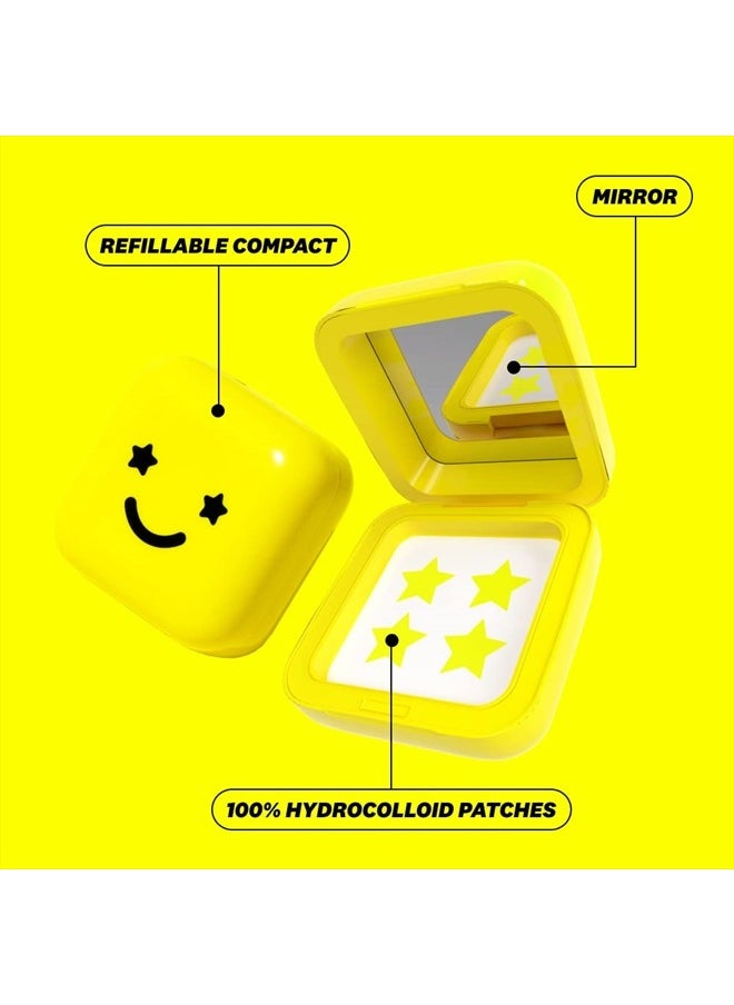 Starface Hydro-Stars Big Yellow, Hydrocolloid Pimple Patches, Absorb Fluid and Reduce Inflammation, Cute Star Shape, Vegan and Cruelty-Free Skincare (32 Count)