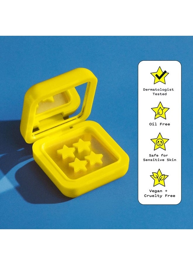Starface Hydro-Stars Big Yellow, Hydrocolloid Pimple Patches, Absorb Fluid and Reduce Inflammation, Cute Star Shape, Vegan and Cruelty-Free Skincare (32 Count)
