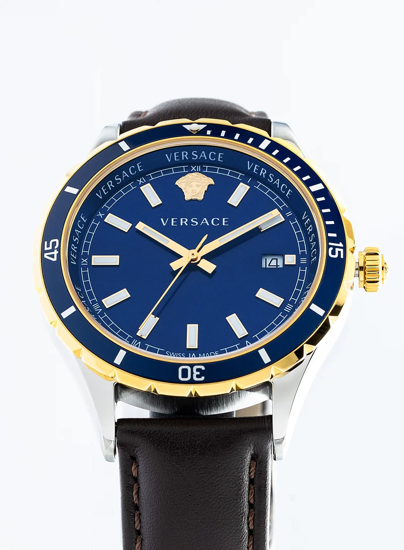 VERSACE Hellenyium Blue Dial Watch