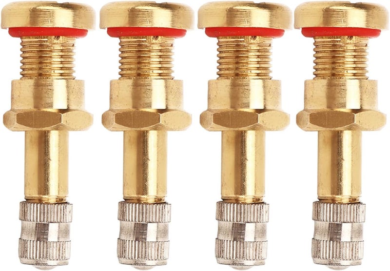 20Pcs Metal Tubeless Tire Valve Stem for Truck, High Hardness Scratch, Fit for 9.7mm Valve Hole, Ideal for Buses and Special Vehicles - Image 2
