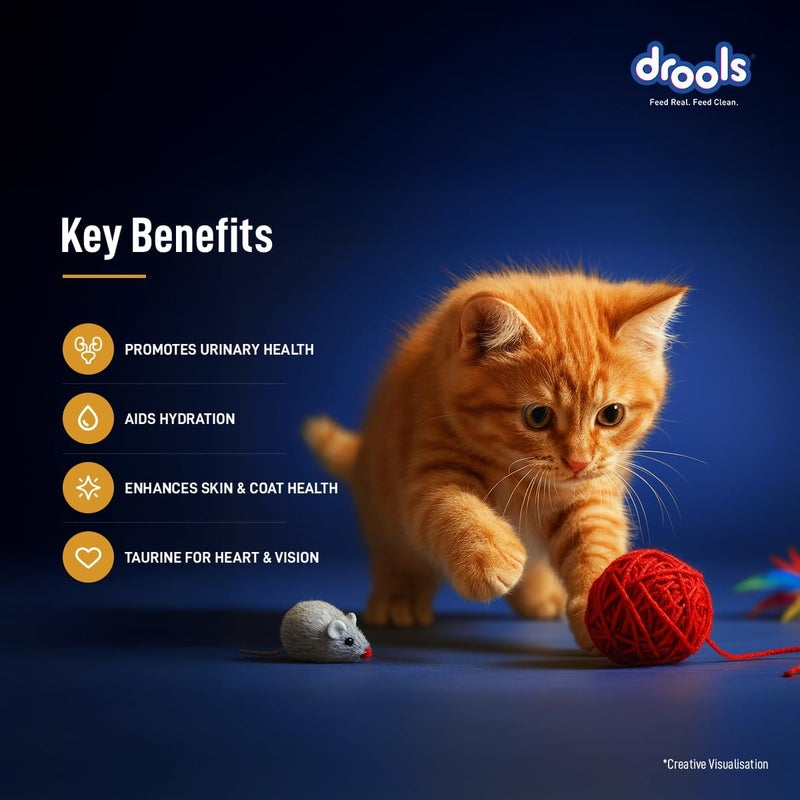 Drools Kitten Chicken Mousse 80g - Grain Free, High Protein, Easy to Digest - Image 5