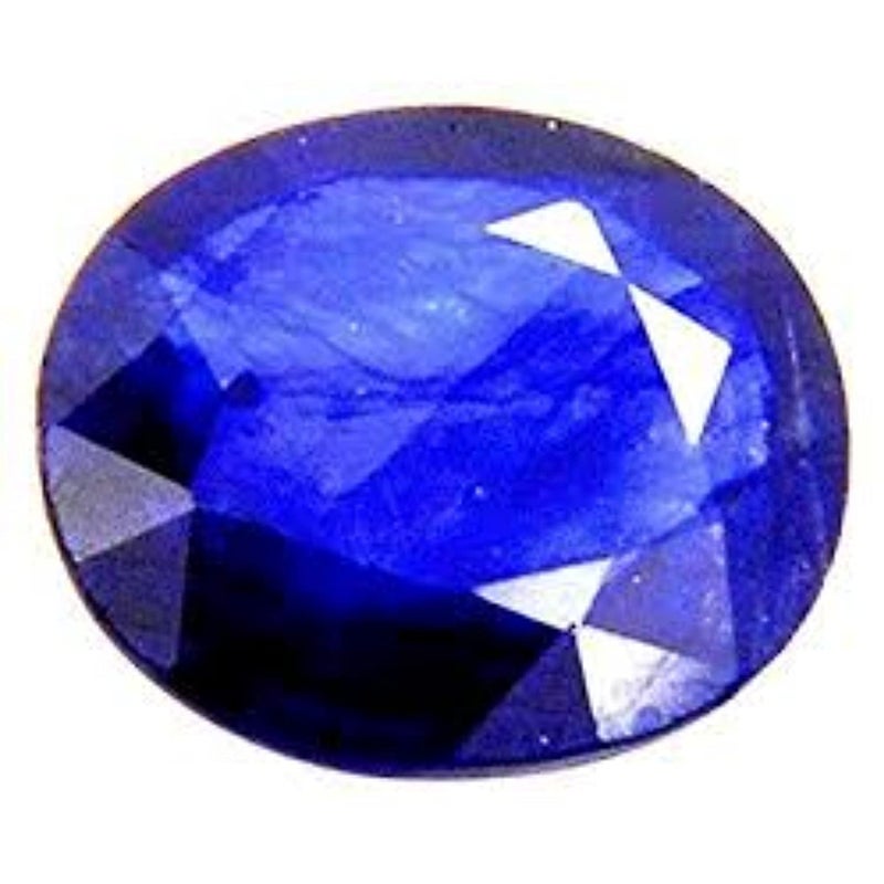 Bague Blue Sapphire Stone Original Natural Neelam Certified Precious Loose Gemstone Certified Stone - Image 1