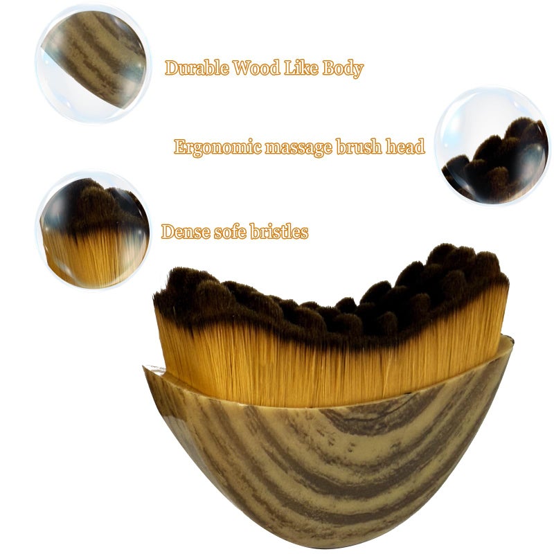 VOUGH Lymphatic Contour Face Brush, Lymphatic Drainage Massager for Face, Ergonomically Designed to Fit The Skin Precisely (1PCS) - Image 2