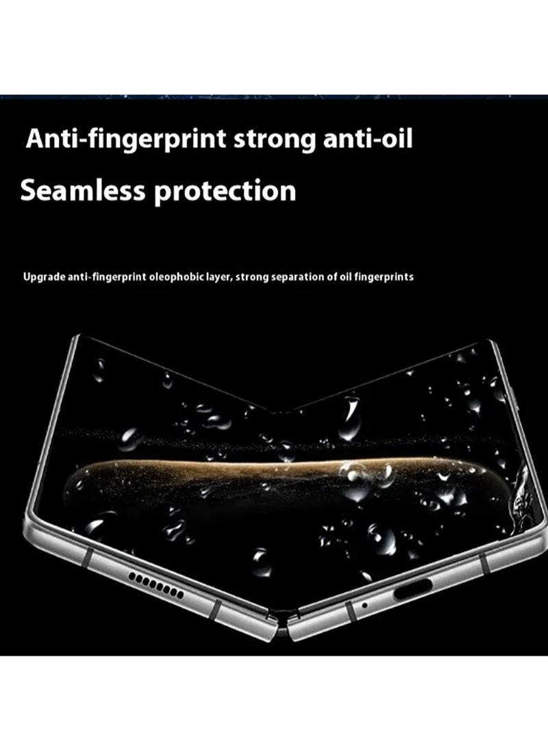 Generic - 4 in 1 Huawei Mate X6 Screen Protector, front tempered glass screen protector and camera protector and internal hydrogel film and external hydrogel film - high transparency full coverage anti-scratch and impact protective film - Image 1