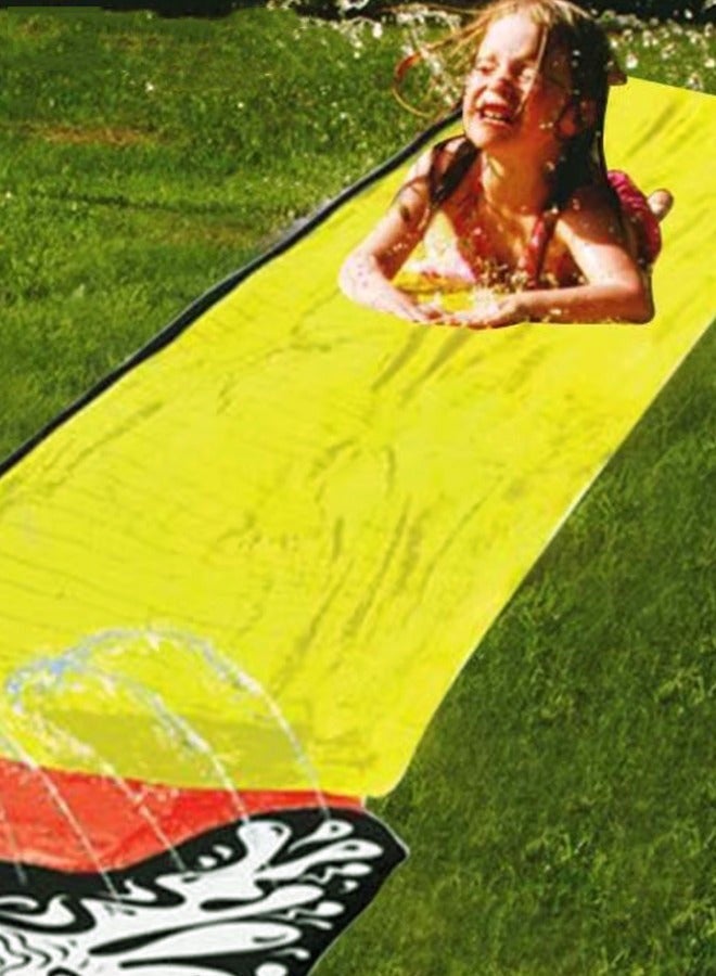 DURKU Slip Water Slide - Summer Water Toy for Backyard Outdoor Fun - Kids Garden Waterslide - 145*480cm, Easy Installation - Image 5
