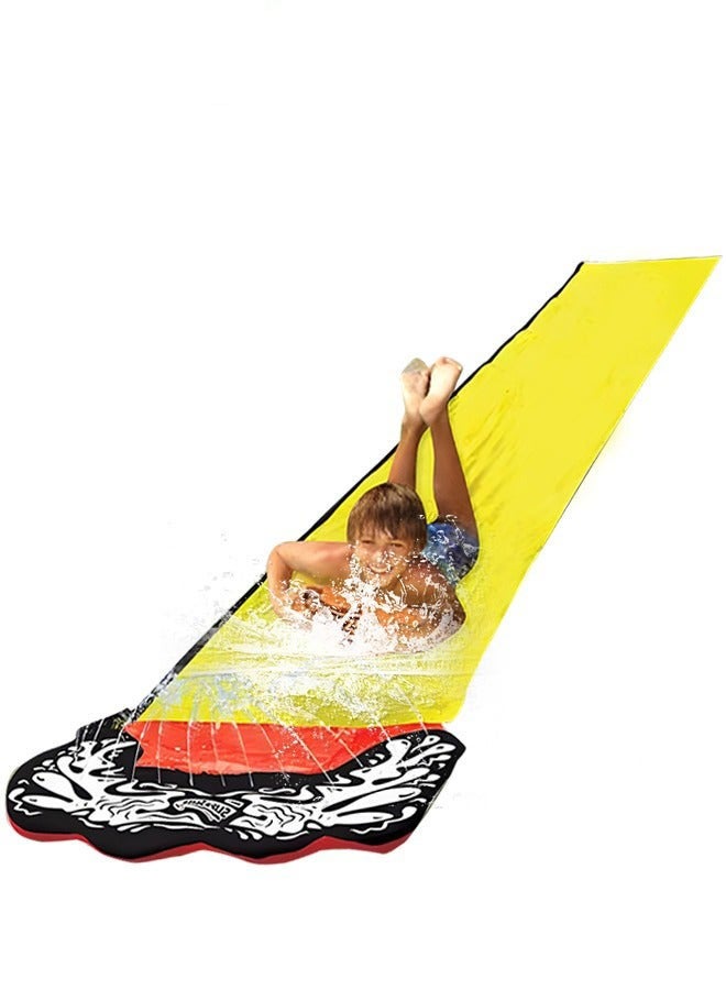 DURKU Slip Water Slide - Summer Water Toy for Backyard Outdoor Fun - Kids Garden Waterslide - 145*480cm, Easy Installation - Image 1