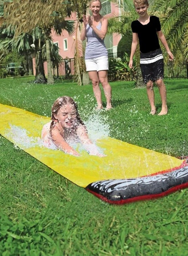 DURKU Slip Water Slide - Summer Water Toy for Backyard Outdoor Fun - Kids Garden Waterslide - 145*480cm, Easy Installation - Image 3