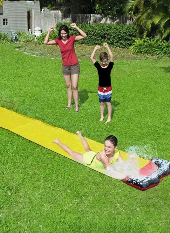 DURKU Slip Water Slide - Summer Water Toy for Backyard Outdoor Fun - Kids Garden Waterslide - 145*480cm, Easy Installation - Image 4