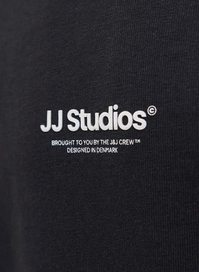 Jack & Jones Junior Kids Jjesoho Logo Crew Neck T-Shirt