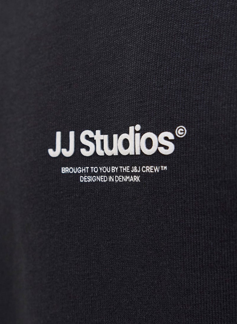 Jack & Jones Junior Kids Jjesoho Logo Crew Neck T-Shirt - Image 4