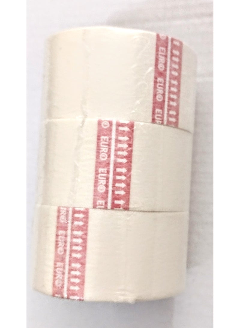 Eouro 3 Rolls of White Euro Masking Tape paper , 1.75" Wide - 10 Yards Long ,for Crafters, Professionals, Painting, Decorating, Arts, Office & School - Image 1