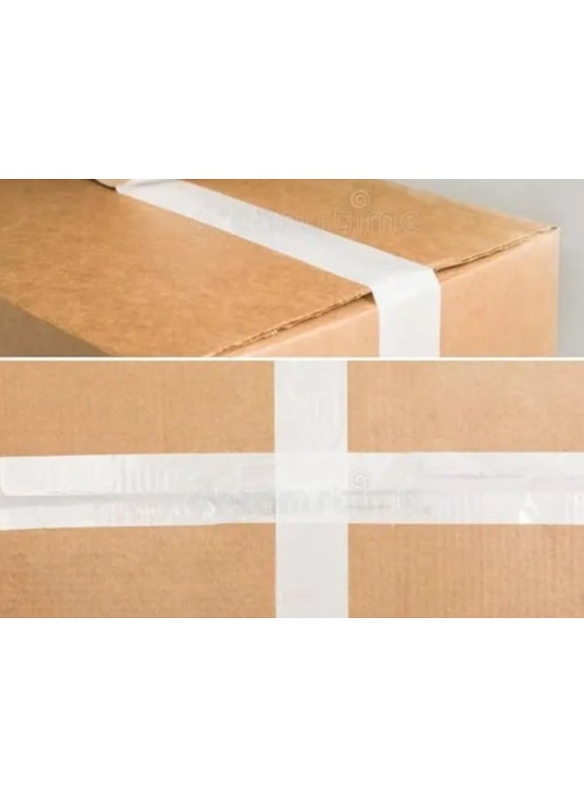 Eouro 3 Rolls of White Euro Masking Tape paper , 1.75" Wide - 10 Yards Long ,for Crafters, Professionals, Painting, Decorating, Arts, Office & School - Image 2