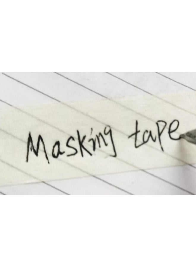 Eouro 3 Rolls of White Euro Masking Tape paper , 1.75" Wide - 10 Yards Long ,for Crafters, Professionals, Painting, Decorating, Arts, Office & School - Image 3