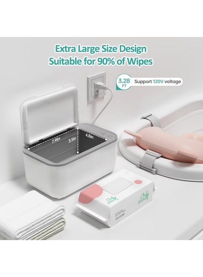 chefhandy Baby Wipe Warmer, Wipe Warmer and Baby Wet Wipes Dispenser, Smart Precise Temperature Control Large Capacity Evenly Overall Heating Silence, Wipes Warmer for Babies Portable Wipe Warmer (white) - Image 5