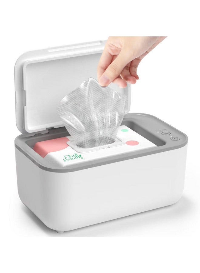 chefhandy Baby Wipe Warmer, Wipe Warmer and Baby Wet Wipes Dispenser, Smart Precise Temperature Control Large Capacity Evenly Overall Heating Silence, Wipes Warmer for Babies Portable Wipe Warmer (white) - Image 1