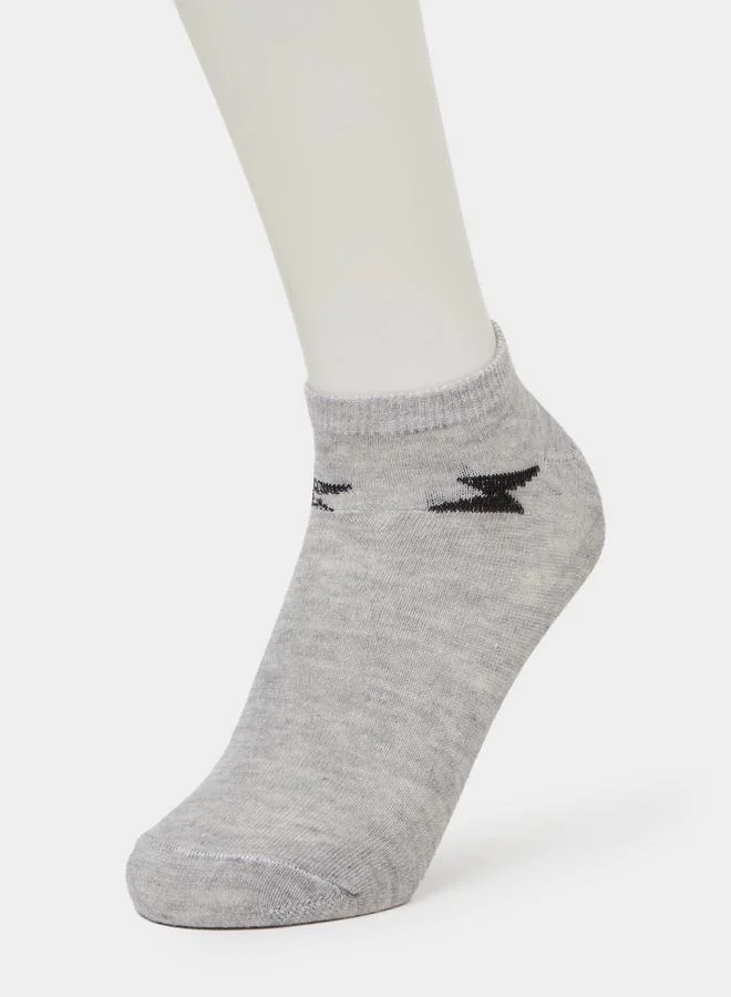 ستايلي Pack of 3 - Contrast Detail Ankle Socks