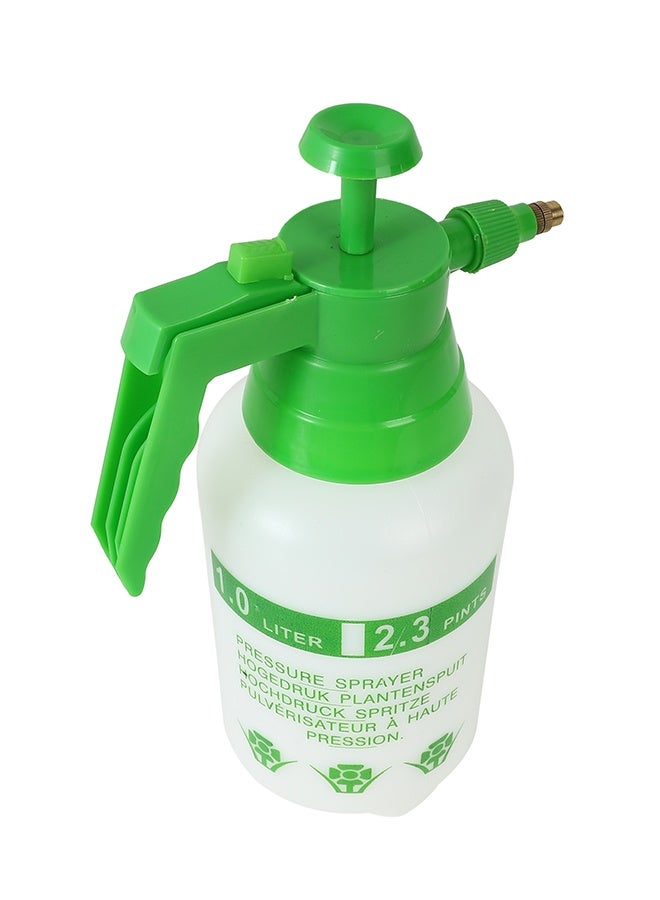 لوازم علبة ضاغط 1 لتر يدويّة بفوهة قابلة للتعديل - متعددة الاستخدام للري والتنظيف، زجاجة رش ضغط مقاومة للتسرب للعناية بالنباتات والأسمدة والتنظيف الخارجي - Image 4