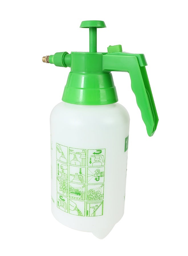لوازم علبة ضاغط 1 لتر يدويّة بفوهة قابلة للتعديل - متعددة الاستخدام للري والتنظيف، زجاجة رش ضغط مقاومة للتسرب للعناية بالنباتات والأسمدة والتنظيف الخارجي - Image 3