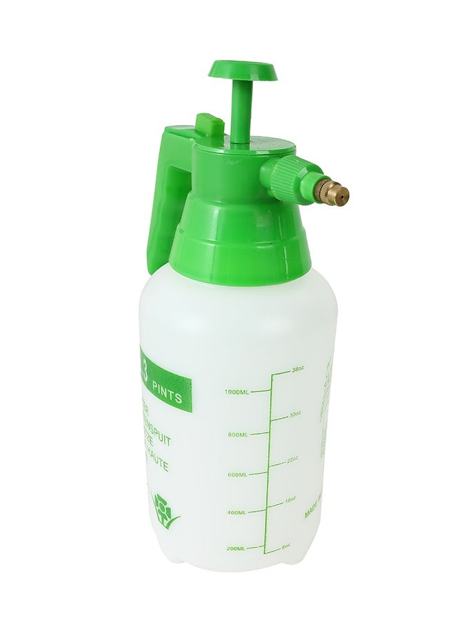 لوازم علبة ضاغط 1 لتر يدويّة بفوهة قابلة للتعديل - متعددة الاستخدام للري والتنظيف، زجاجة رش ضغط مقاومة للتسرب للعناية بالنباتات والأسمدة والتنظيف الخارجي - Image 1