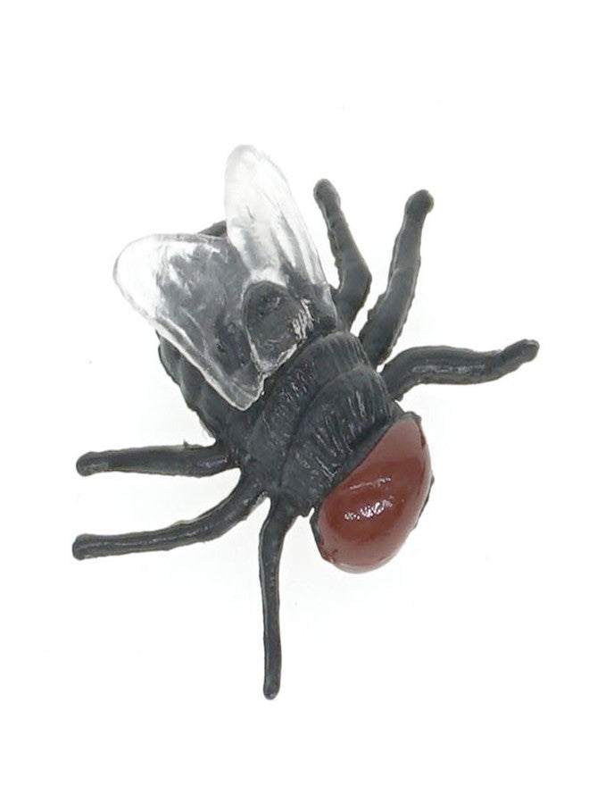 Cooplay 30pcs Fake Fly Flies Bug Plastic Mock Insects Reptile Joke Toys Prank Scary Trick Tricky Brains for Halloween Party - Image 2