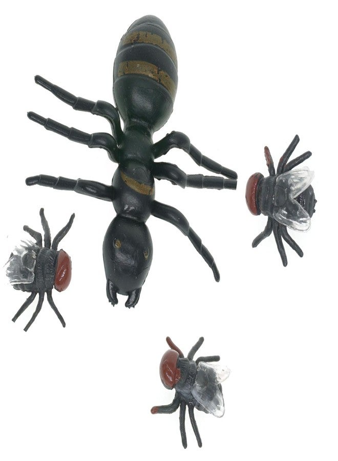 Cooplay 30pcs Fake Fly Flies Bug Plastic Mock Insects Reptile Joke Toys Prank Scary Trick Tricky Brains for Halloween Party - Image 4