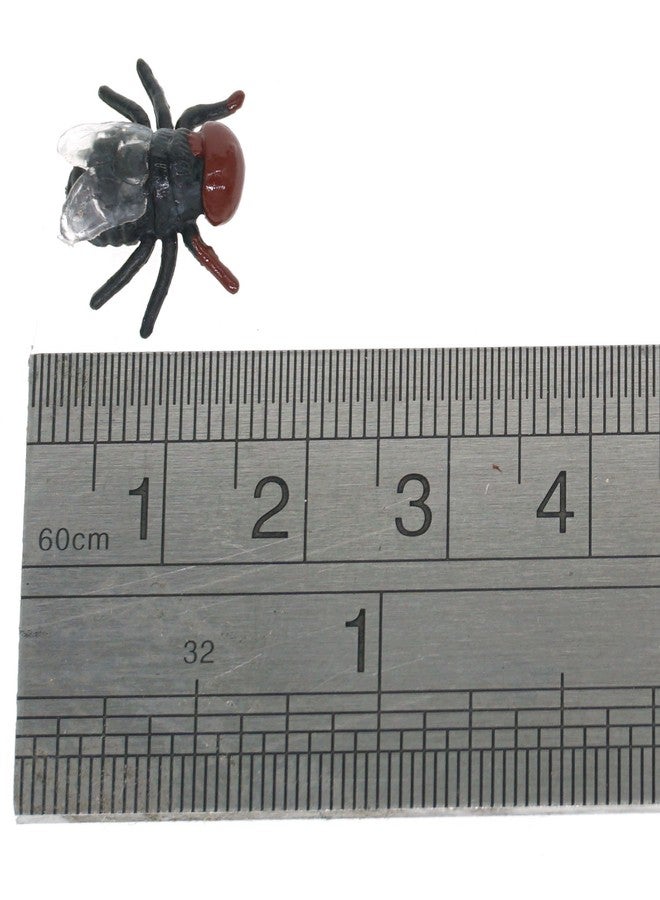 Cooplay 30pcs Fake Fly Flies Bug Plastic Mock Insects Reptile Joke Toys Prank Scary Trick Tricky Brains for Halloween Party - Image 5