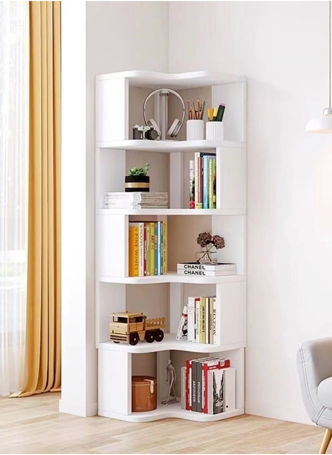 Multi Tiers Corner Bookshelf Bookcase Storage Rack Wood Corner Bookshelf for Study Room Living Room Office 30x30x160 cm - pzsku/ZD421B1E48A89D97CC8E6Z/45/_/1732222986/6160c3af-3357-4bb8-b4ff-2eb7b851966f