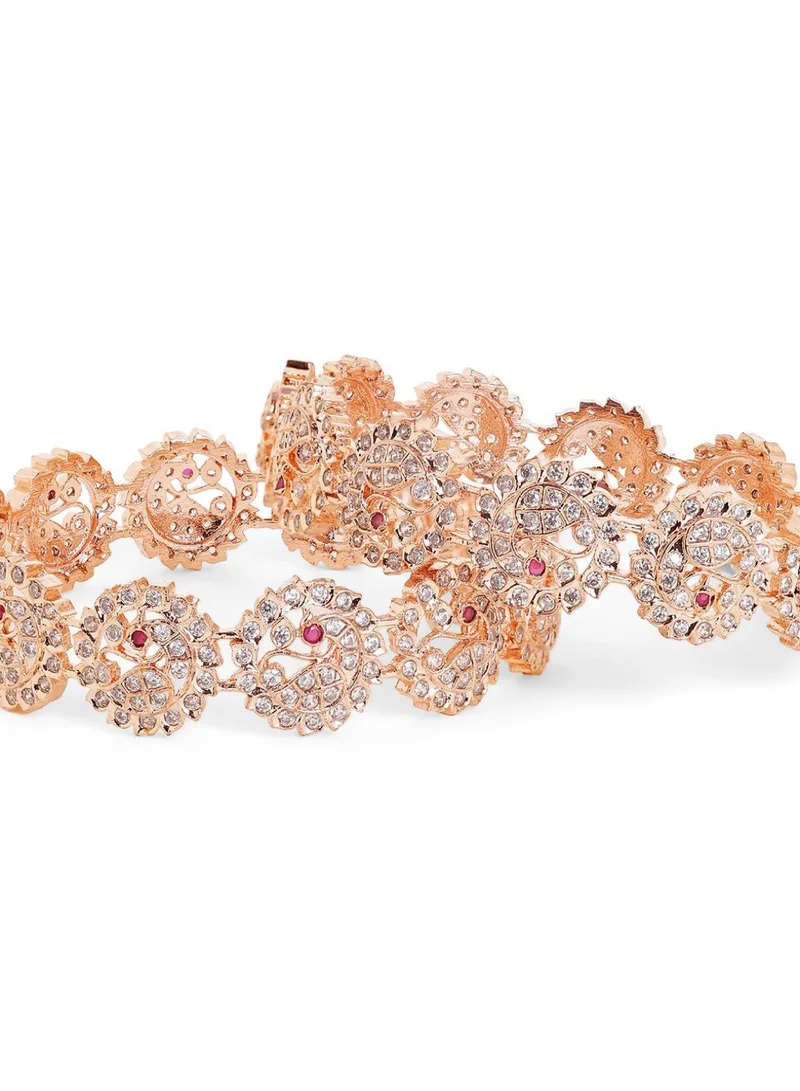 برياسي Rose AD-Studded Bangles