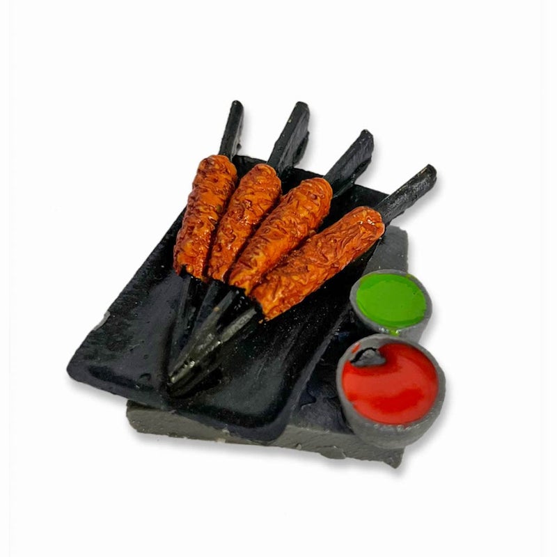 DT DECTONE Indian Dishes Fridge Magnet Miniature Food 3D Fridge Magnet Best Souvenir Gift 100 Made in India - Image 2