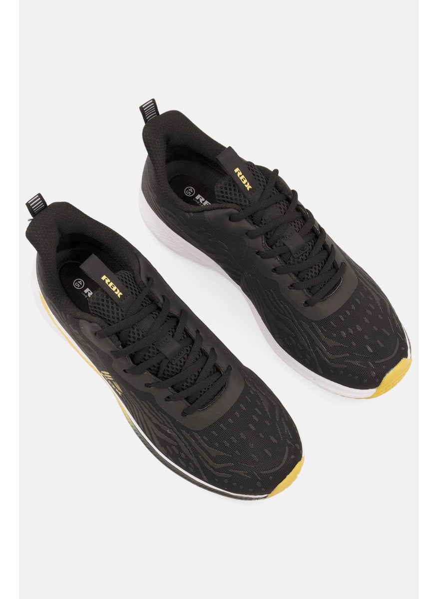 RBX - Men Lace Up Running Shoes, Black Combo - Image 1
