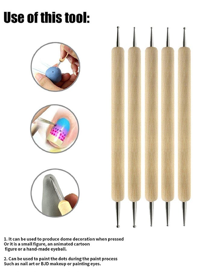 Organizer Pottery Sculpting Tools 32PCS Ceramic Clay Carving Tools Set for Beginners Expert Art Crafts Kid's After School Pottery Classes Club Children Students - Image 5