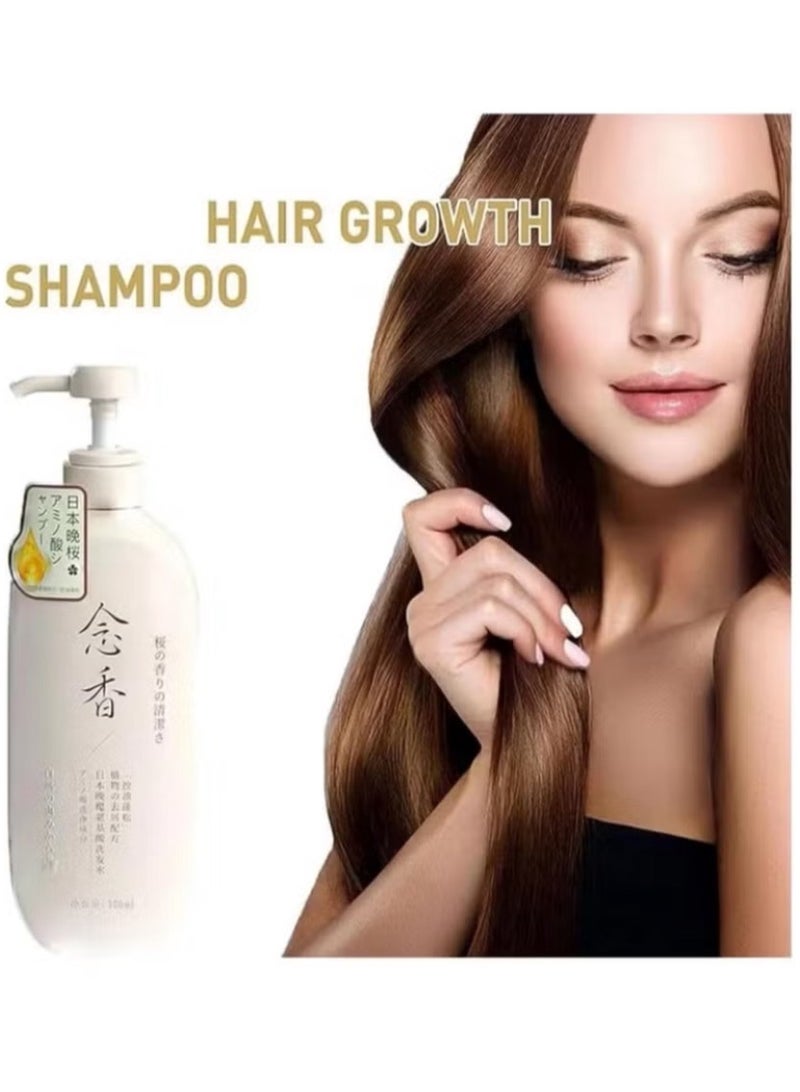 SAKURA Japanese Sakura Shampoo (Original) for Hair Growth, Preventing Hair Loss and Removing Dandruff, 300ml 2 Pieces - Image 2