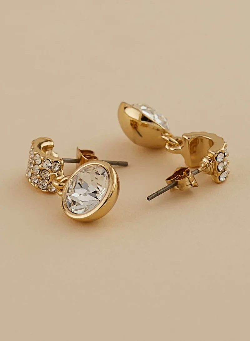 Mestige Molly Rhinestone Drop Earrings