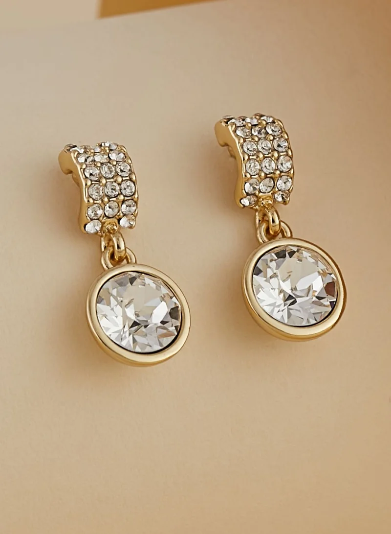 Mestige Molly Rhinestone Drop Earrings