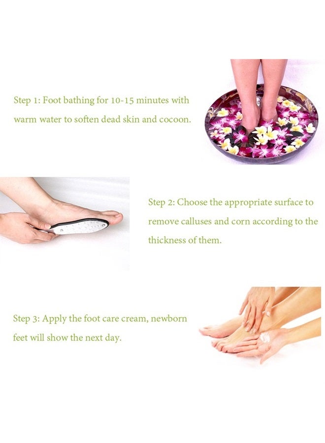 BEZOX Professional Foot File Callus Remover, Double Sided Pedicure Rasp for Cracked Heel and Dead Foot Skin - Heavy Duty Surgical Grade Stainless Steel - W/Cloth Storage Bag & Gift Box - Image 5