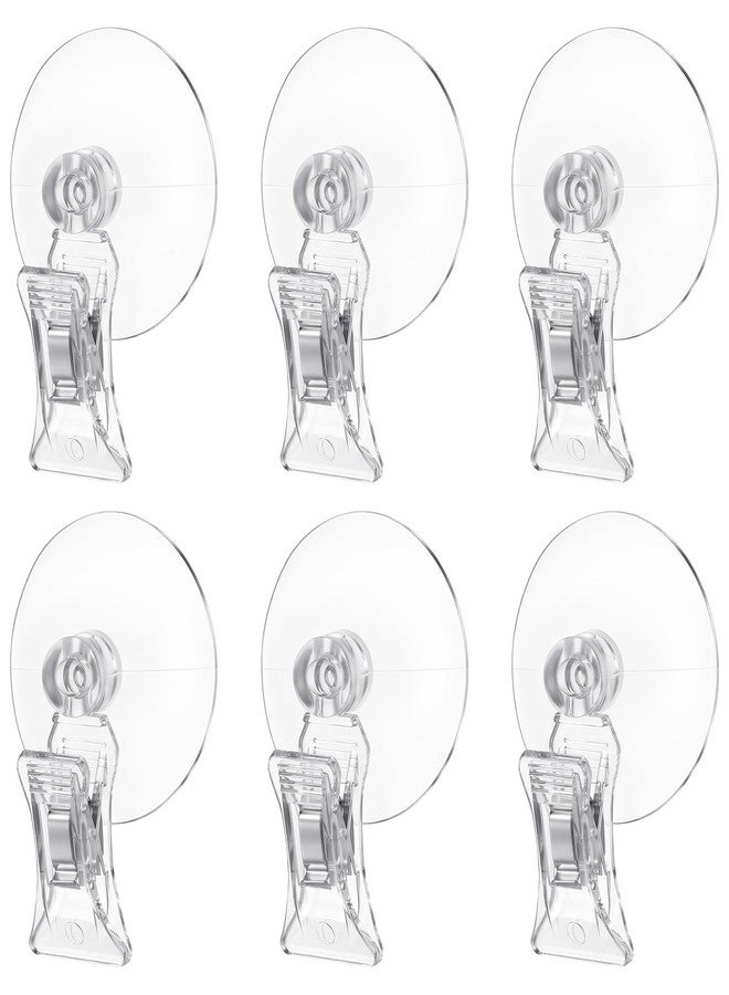 HaiFafafaing 6 Pcs Aquarium Suction Cups with Clips - Aquarium Suction Cup Clips - Image 1