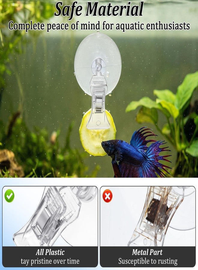 HaiFafafaing 6 Pcs Aquarium Suction Cups with Clips - Aquarium Suction Cup Clips - Image 3