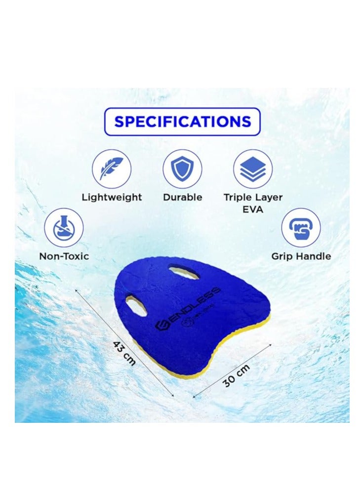 ENDLESS  Swimming Kickboard With Comfortable Design | Material : EVA |  For Beginners Swimming Training Floaters | For Kids and Adults Floating Pads - Image 3