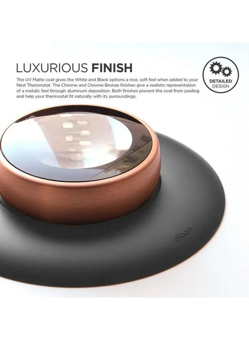 Elago Wall Plate Cover Suitable for Google Nest Thermostat Wall Plate Compatible with Nest Learning Thermostat 1st/2nd/3rd - Gray - Image 3