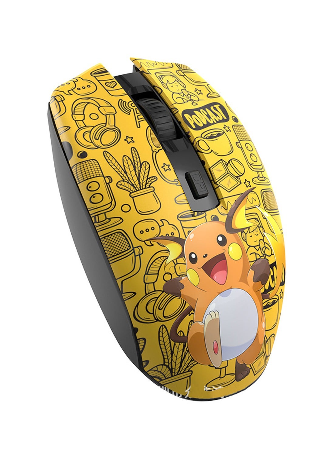 Wireless Gaming Mouse, Ergonomic Gamer Laptop PC Computer Mice, 2 Mode 2.4G+Bluetooth Mice 3 Adjustable DPI, Not Included AA Battery