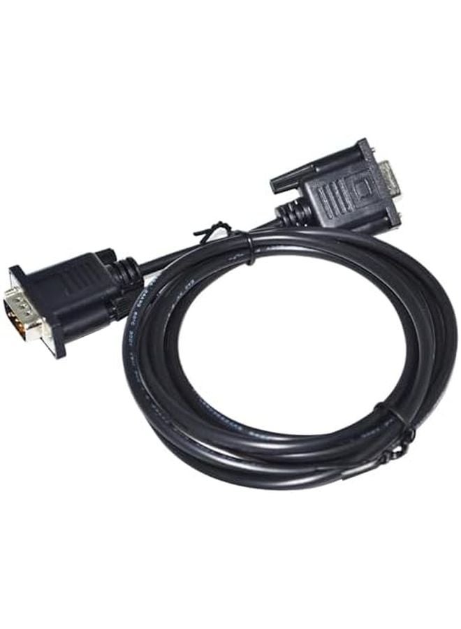 كابل اتصال تسلسلي RS232 DB9 من أنثى إلى ذكر بطول 1.8 متر لكابل اتصال نقل بيانات الكمبيوتر - Image 4