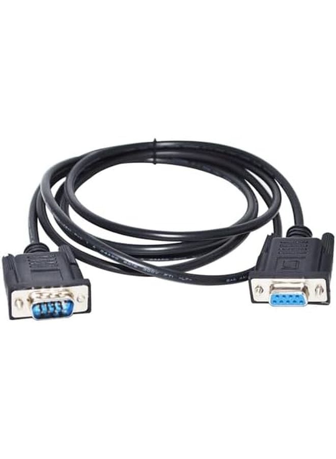 كابل اتصال تسلسلي RS232 DB9 من أنثى إلى ذكر بطول 1.8 متر لكابل اتصال نقل بيانات الكمبيوتر - Image 2